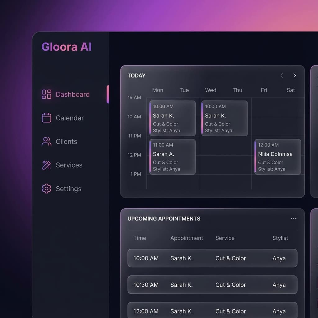 Booking Calendar Dashboard