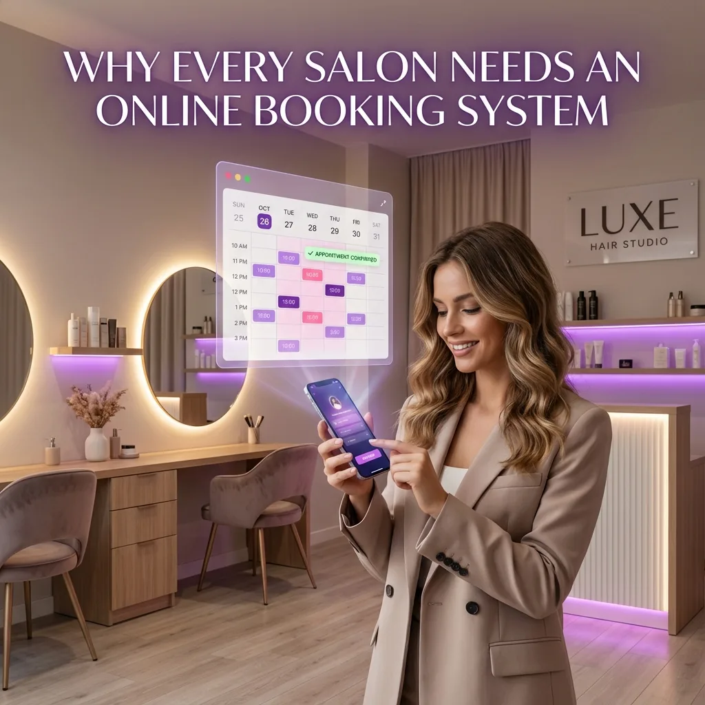 لماذا يحتاج كل صالون لنظام حجز إلكتروني في 2024